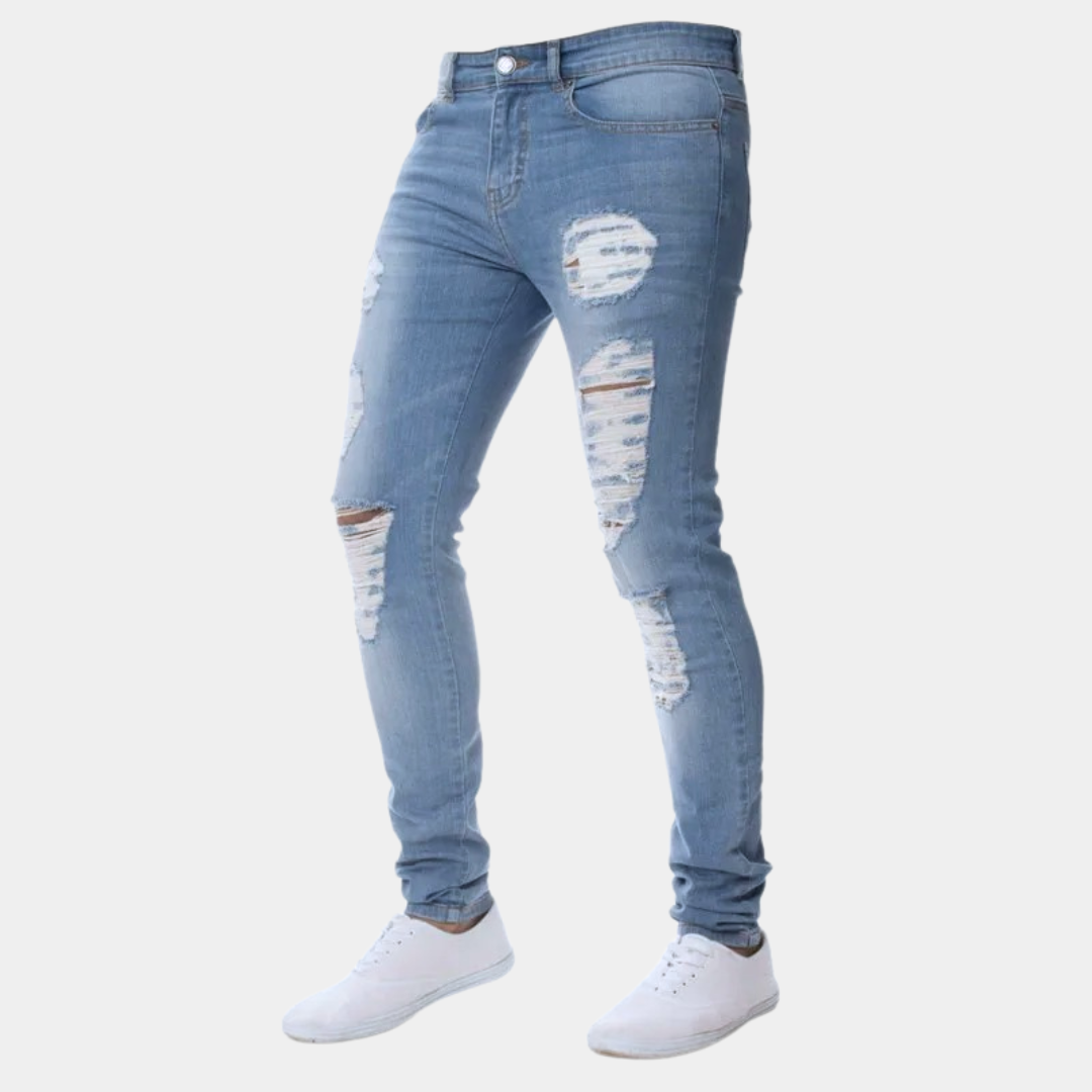 Daniel - Slitna slim-fit jeans