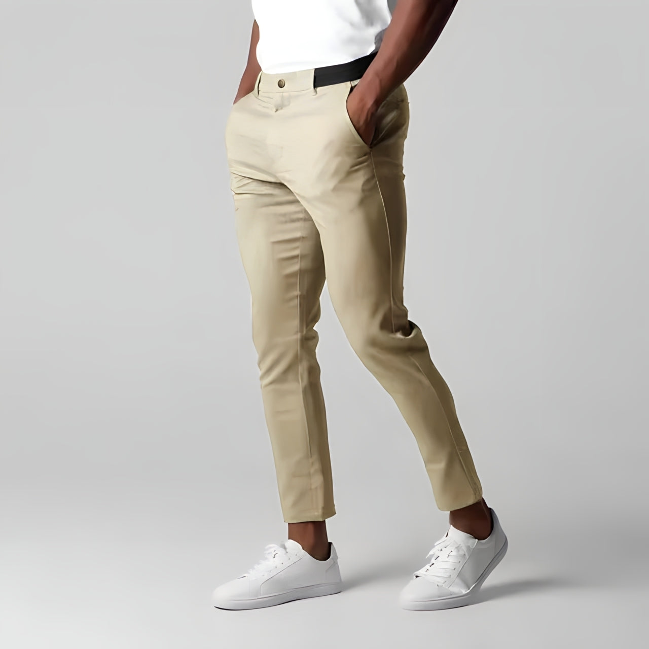 Dostal - Skrynkelfria stretch chinos